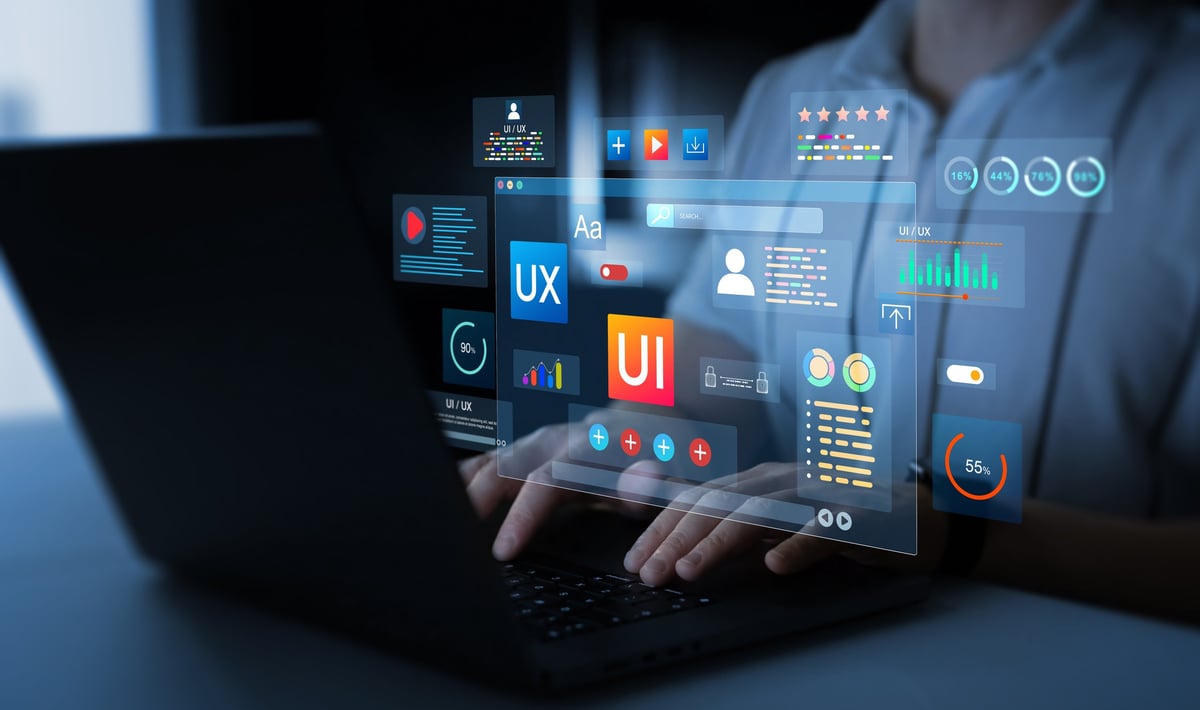 Dynamic digital grid representing connected business systems