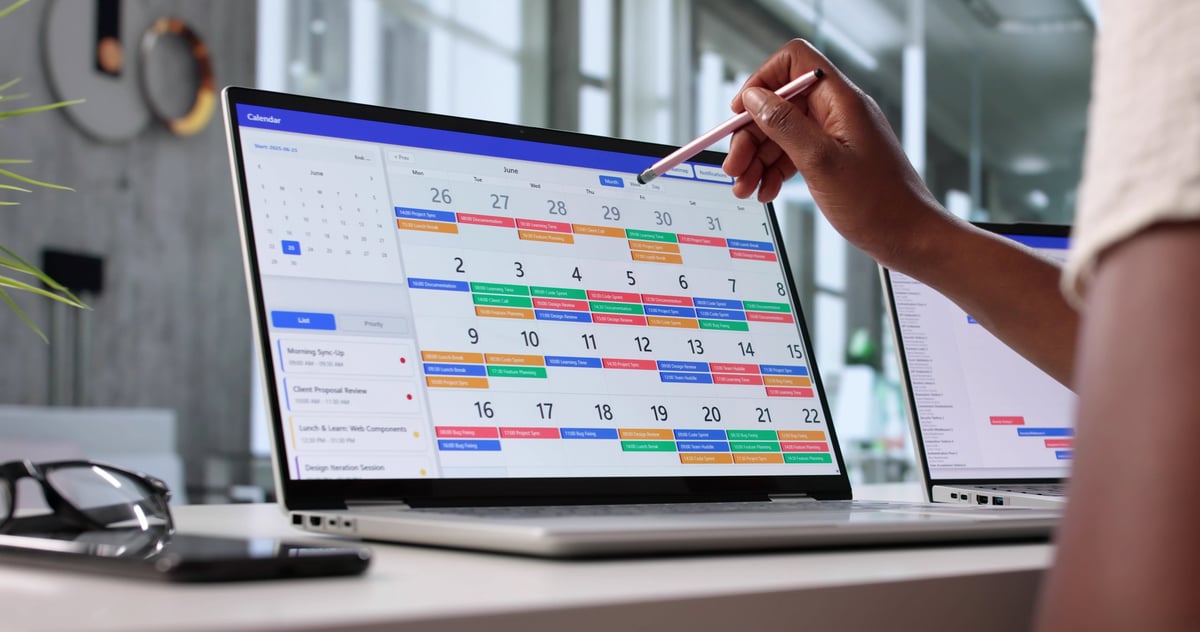 Scheduled conversations and booking infrastructure — meeting to reminders to education to follow-up to next action
