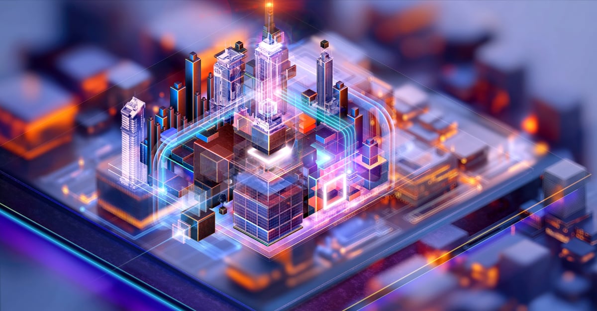 Smart cyber city technology — Optnx builds connected client-acquisition infrastructure systems for modern businesses