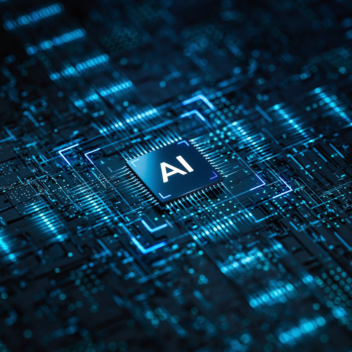 AI processor on a circuit board — lead capture and intake systems engineered to qualify, route, and convert interest into qualified leads