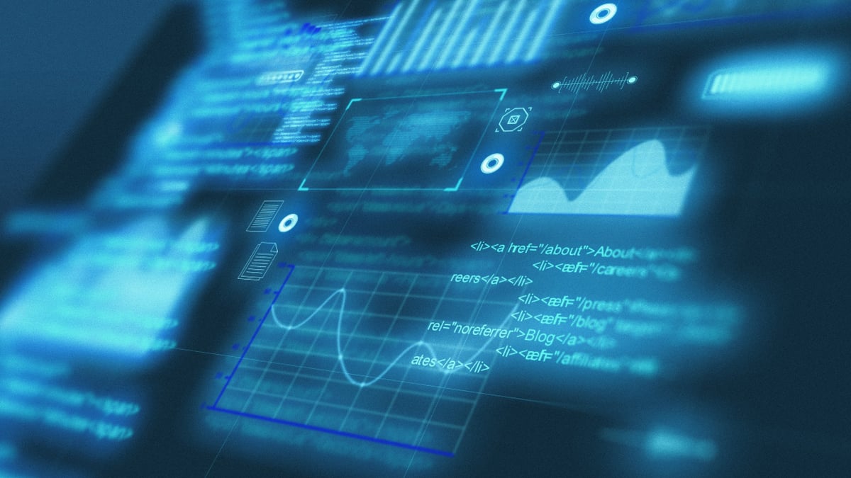 Multiple dashboard screens displaying interconnected data and metrics representing how content compounds across channels when built on a connected infrastructure
